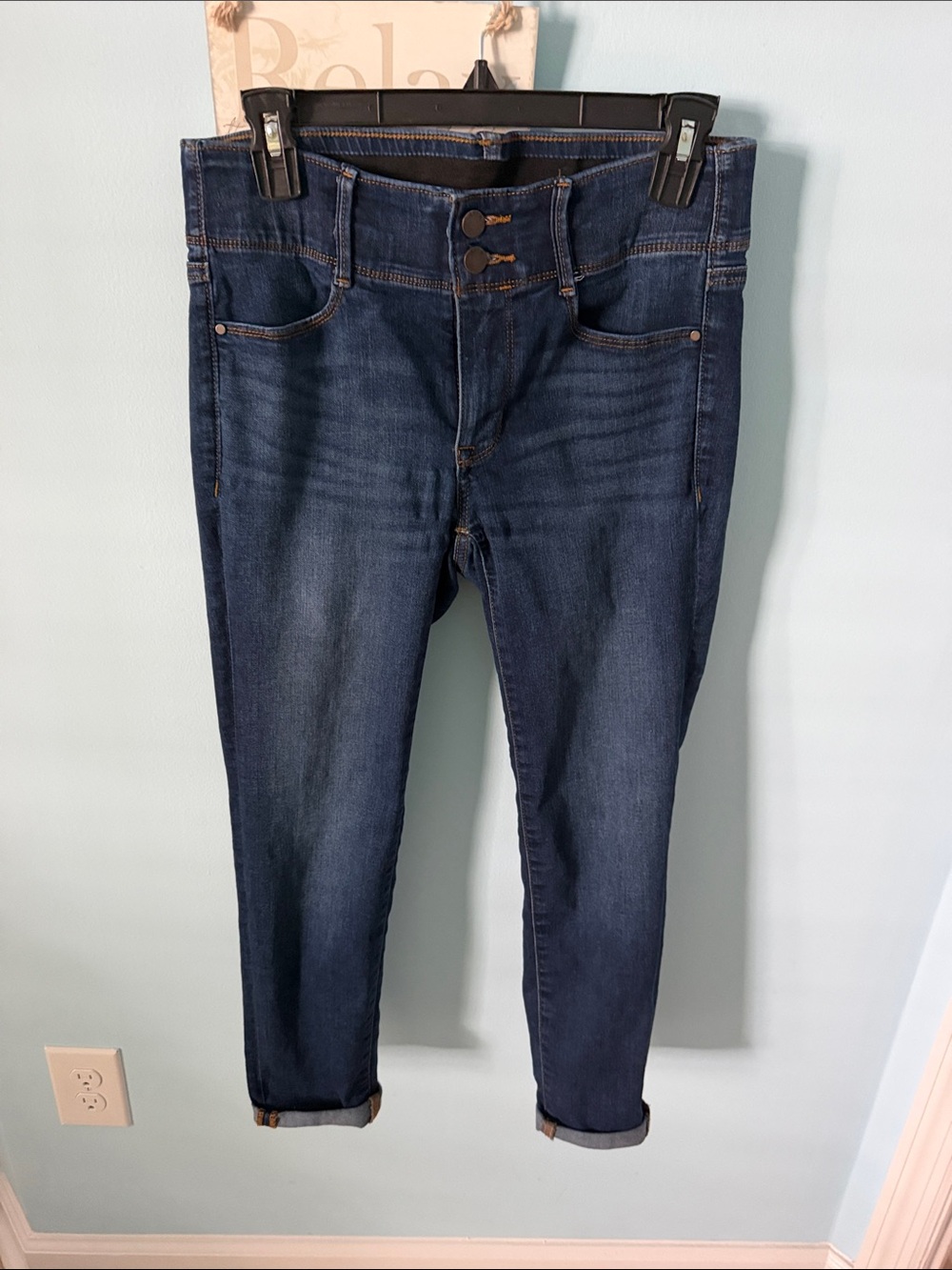 Women’s Apt 9 ankle Blue capri Jeans